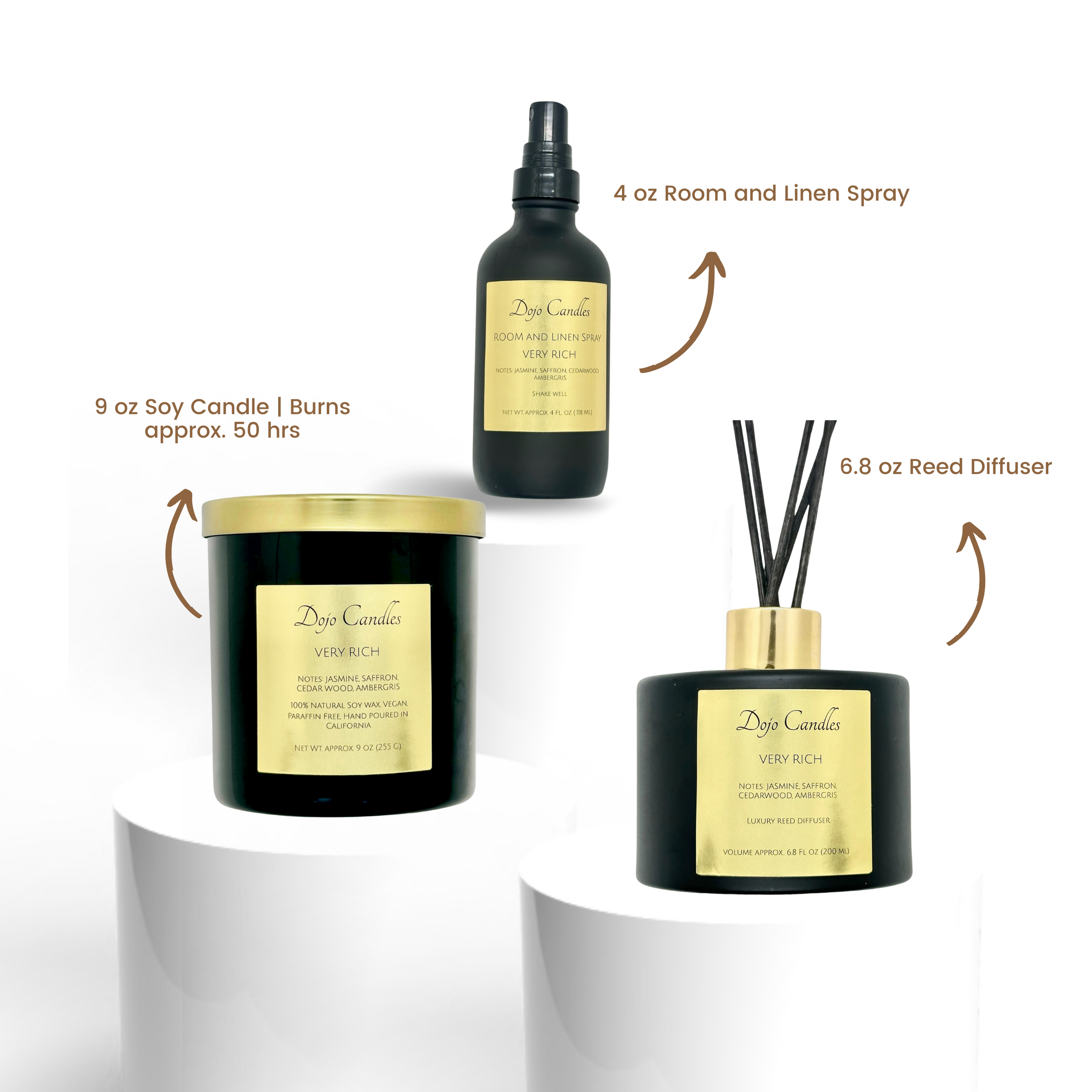 Very Rich (Baccarat Rouge 540 Dupe) Home Fragrance Bundle