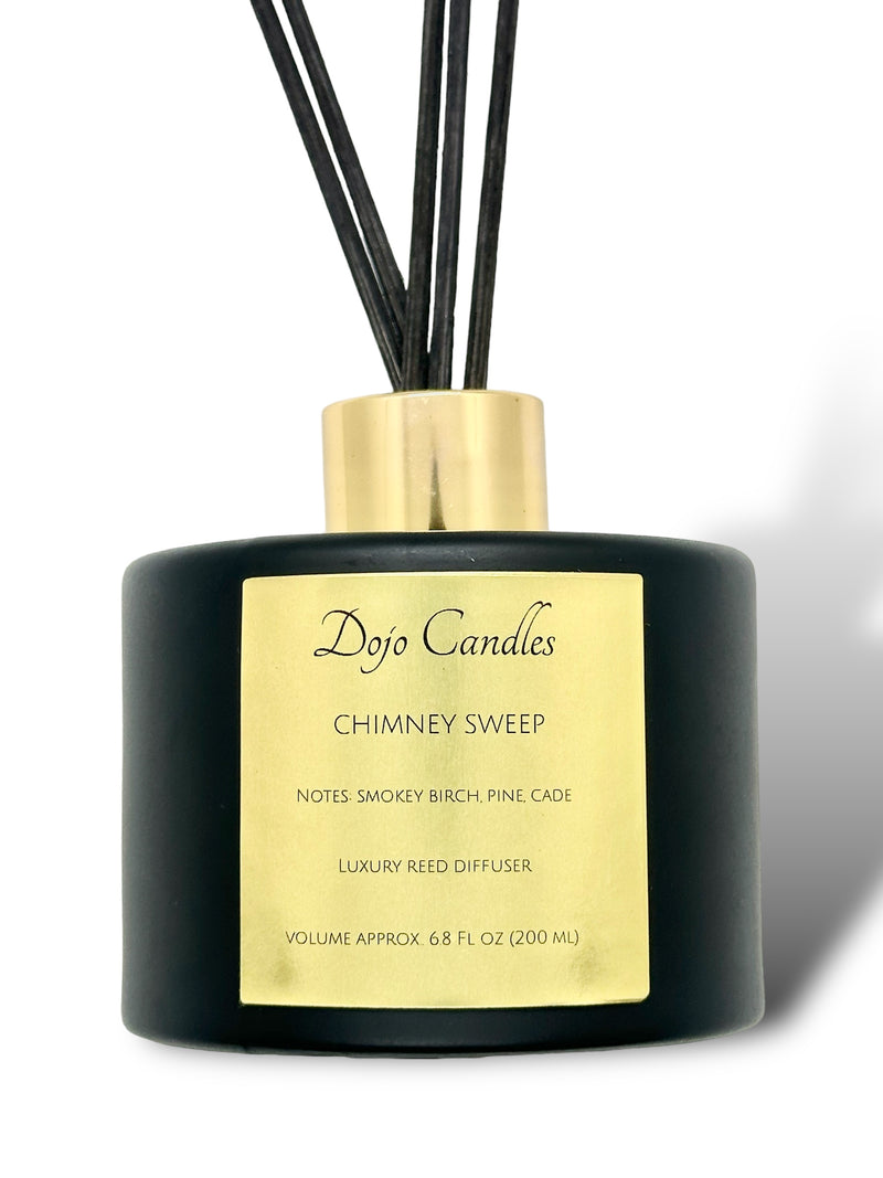 Chimney Sweep (Feu De Bois Dupe) Luxury Reed Diffuser.