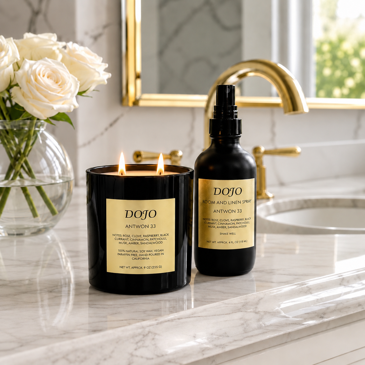 Antwon 33 Candle + Room Spray Bundle